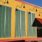 Close up image of EIFS Popeyes