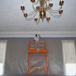 plastering crown repair